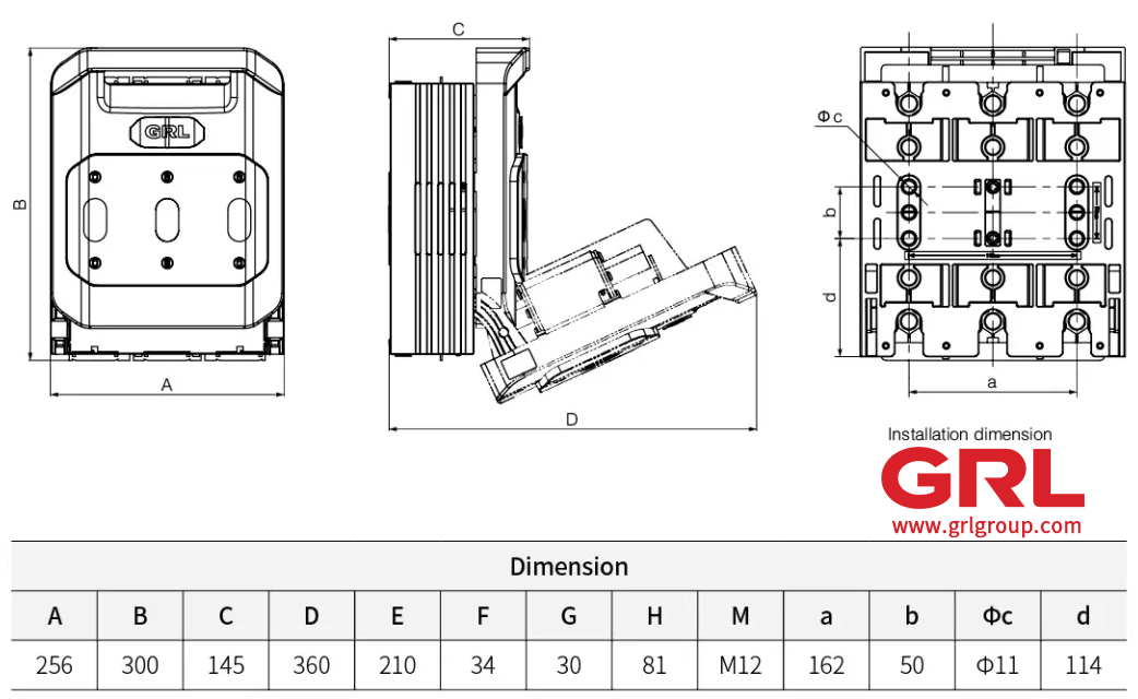 630A 3 Phase Fused Disconnect Switch